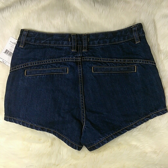 Free People Dark Denim Sweet Surrender Shorts - Picture 2 of 7