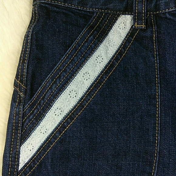 Free People Dark Denim Sweet Surrender Shorts - Picture 4 of 7