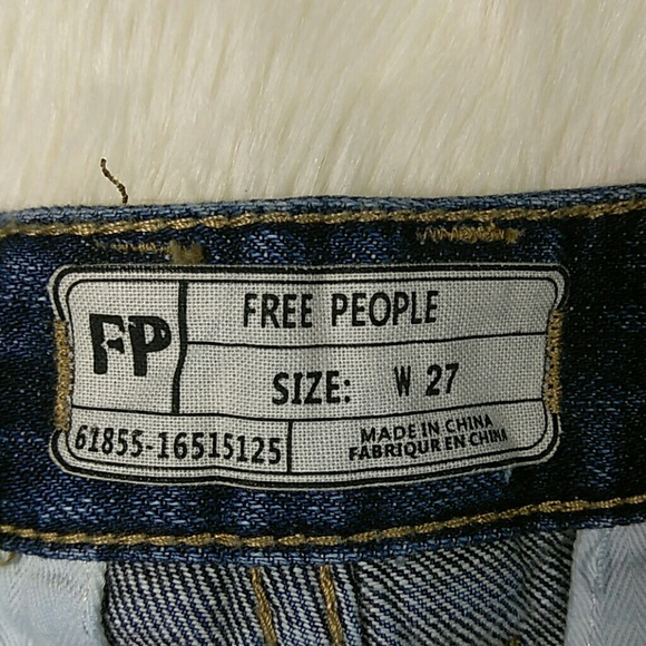 Free People Dark Denim Sweet Surrender Shorts - Picture 5 of 7