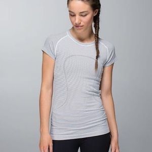Lululemon Stripped Short Sleeve