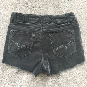🍓 Brown Hippie Boho Corduroy Cut off Shorts