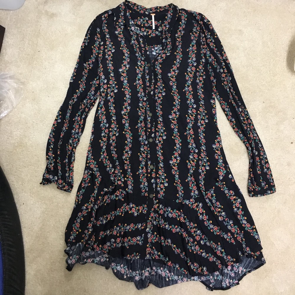 free people shirt dress tunic