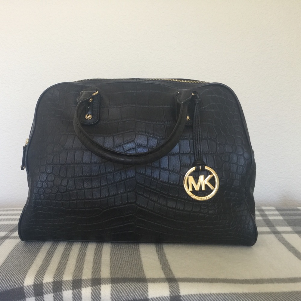 Michael Kors Black Leather Handbag