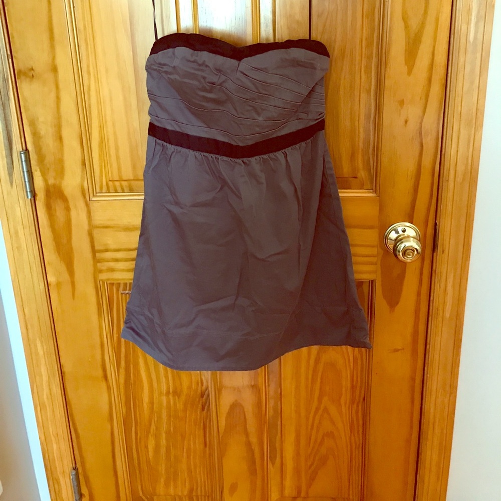 American Eagle grey & black cocktail dress.