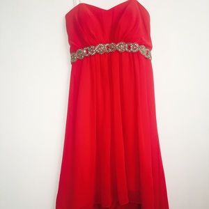 New Red Formal Dress