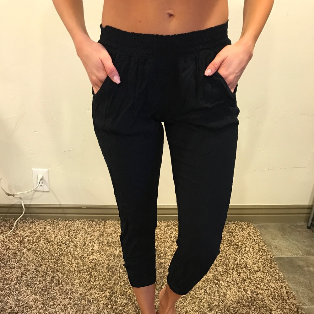 Black joggers