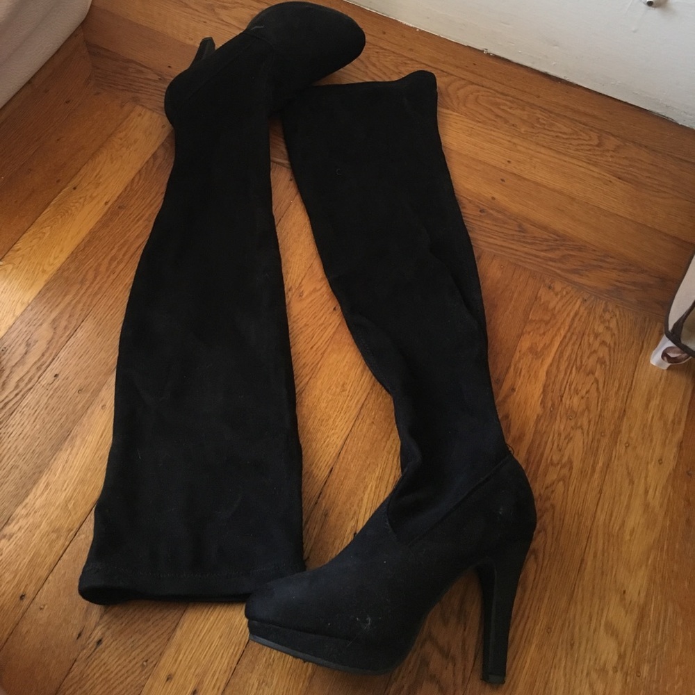 🎄 Suede Over the Knee Boots
