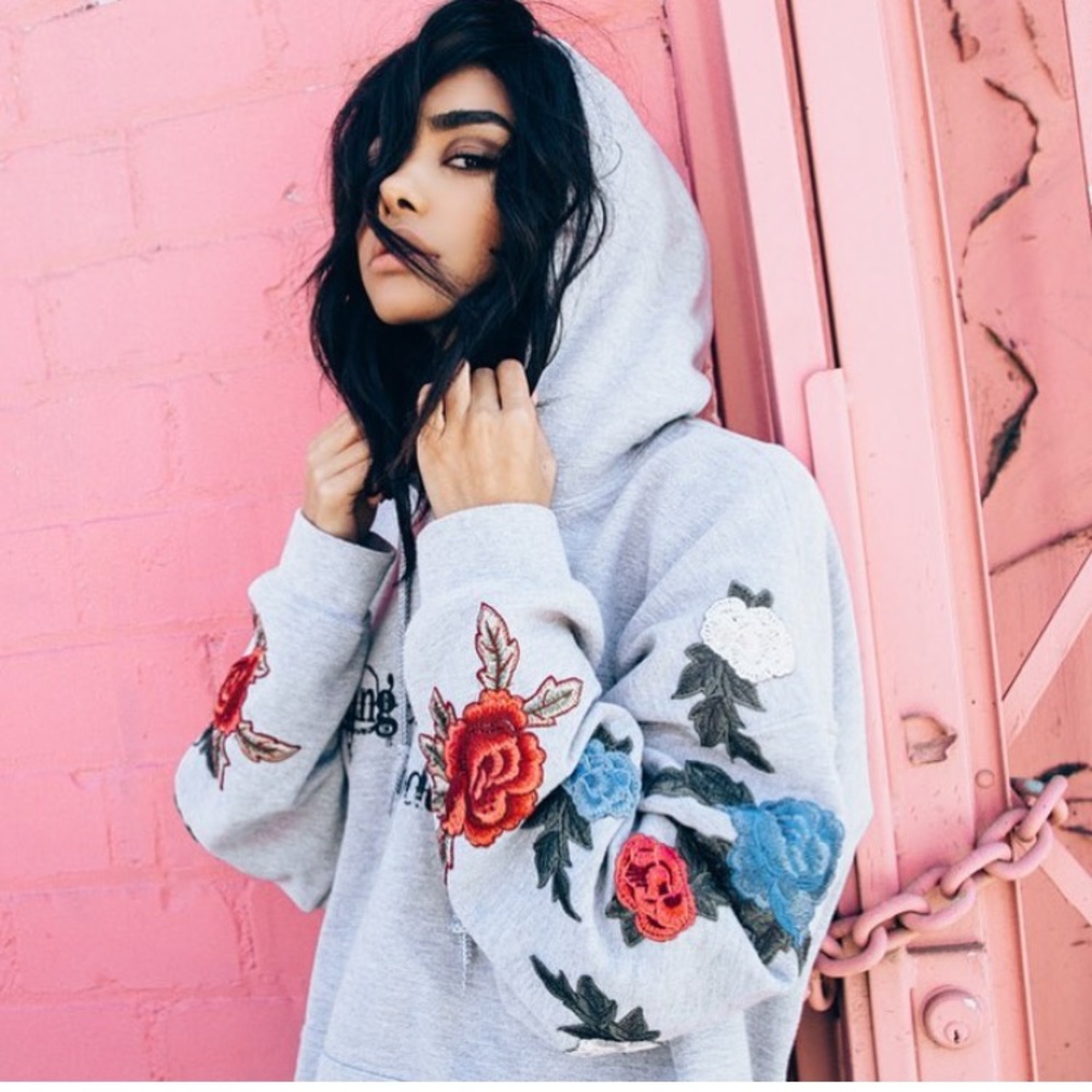 LF NWT rose hoodie