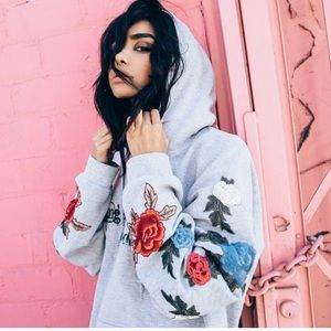 LF NWT rose hoodie