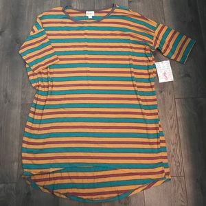Gold-Striped Small Lularoe Irma