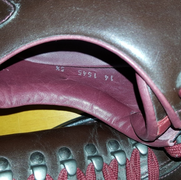 PRADA Mens Leather Boots Hiking Shoes