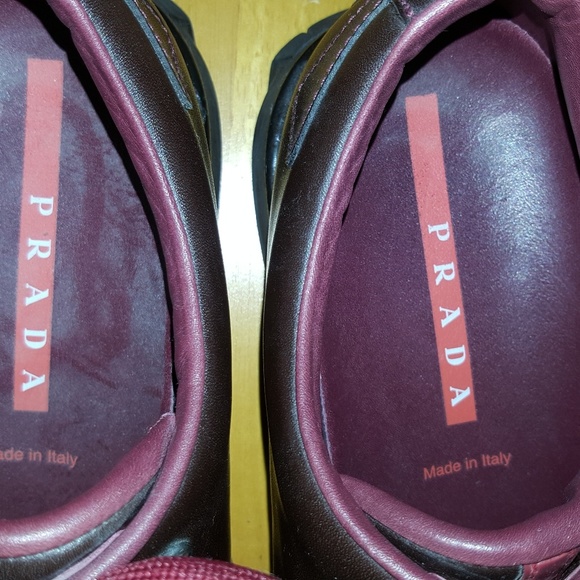PRADA Mens Leather Boots Hiking Shoes main image 4