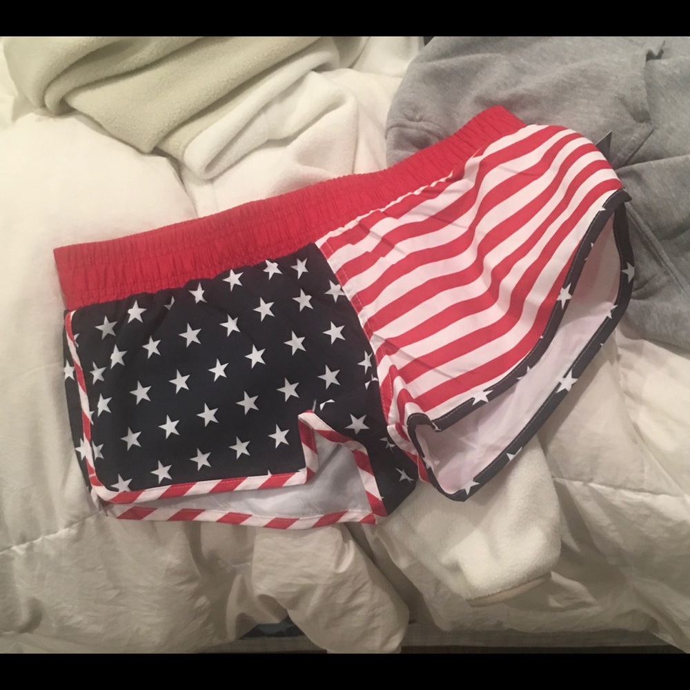 American Flag Shorts