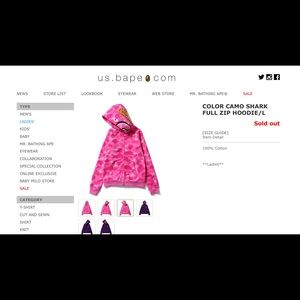 Bape hoodie ‼️‼️