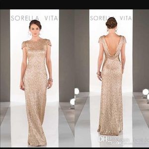 Sorella Vita Rose Gold dress. Bridesmaid/formal