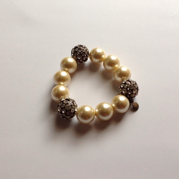 J. Crew Pearl & Crystal Bracelet - Picture 2 of 4