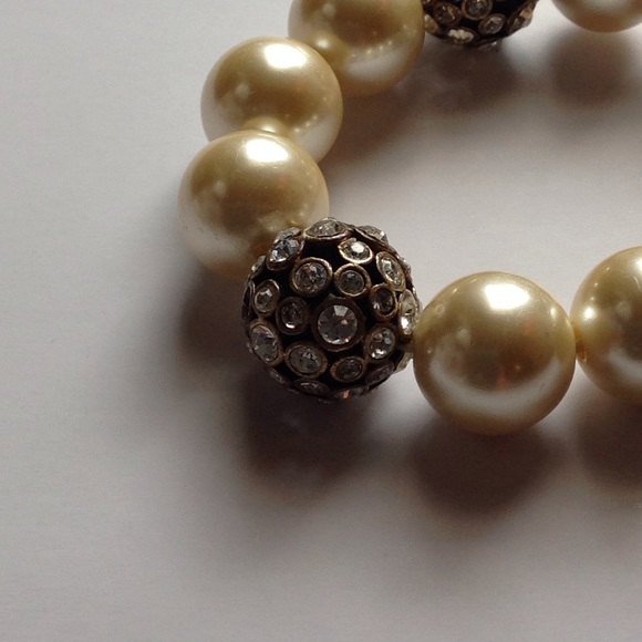 J. Crew Pearl & Crystal Bracelet - Picture 4 of 4