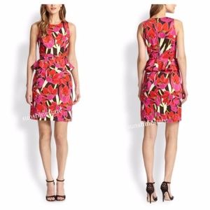 Kate Spade Tropical Peplum Dress