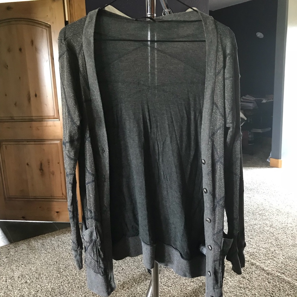 Grey cardigan