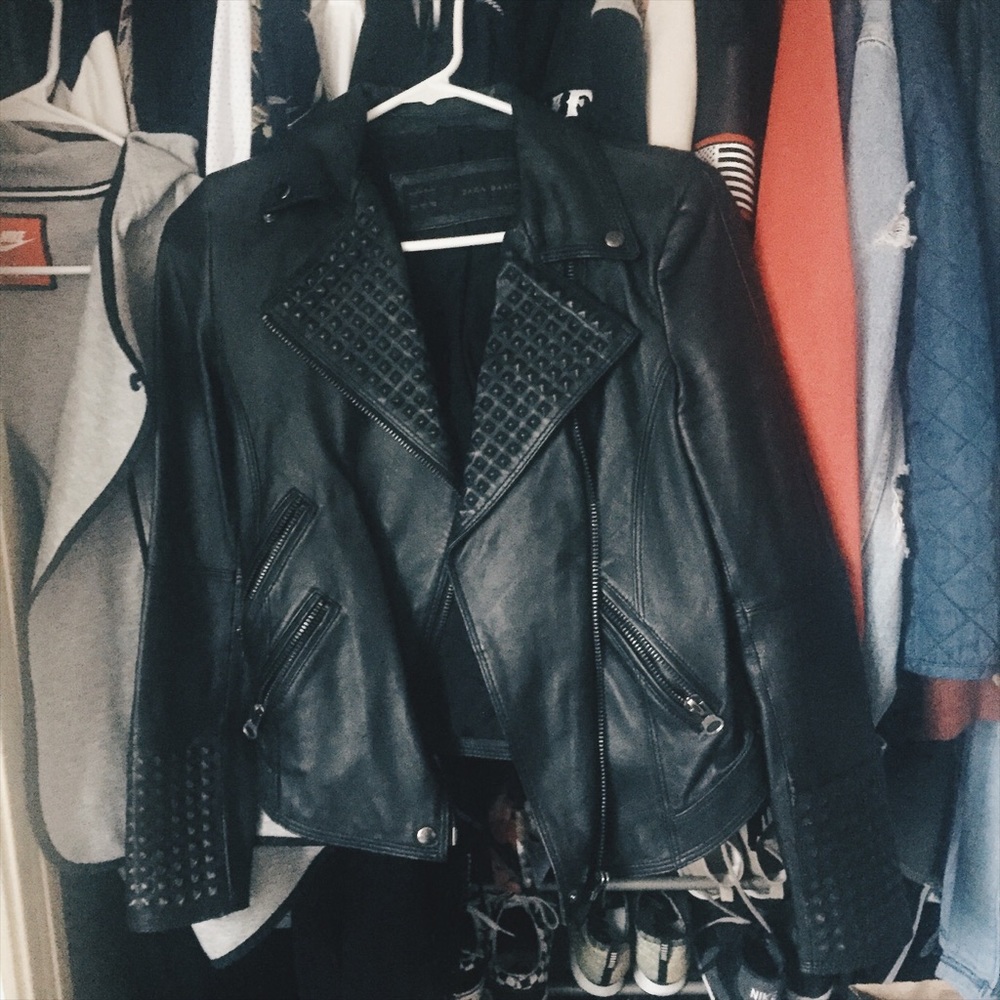 Zara Stud Moto Jacket