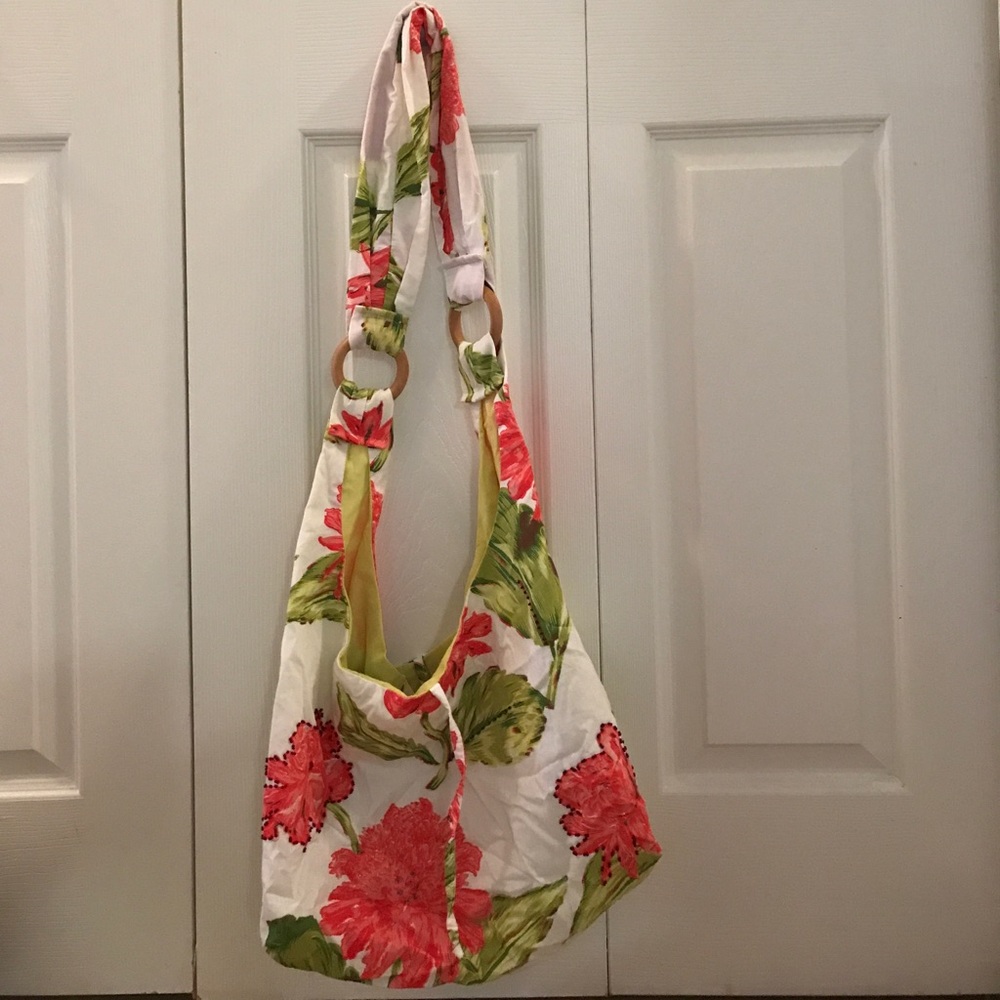 Cloth beaded bag