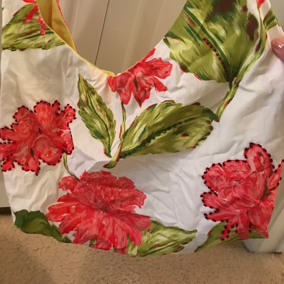 Cloth beaded bag - Picture 2 of 7