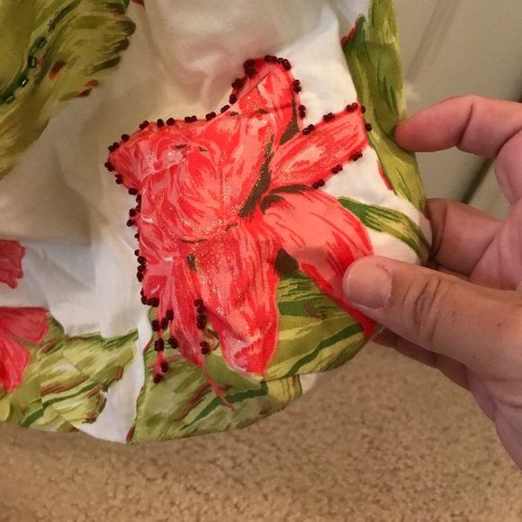 Cloth beaded bag - Picture 4 of 7