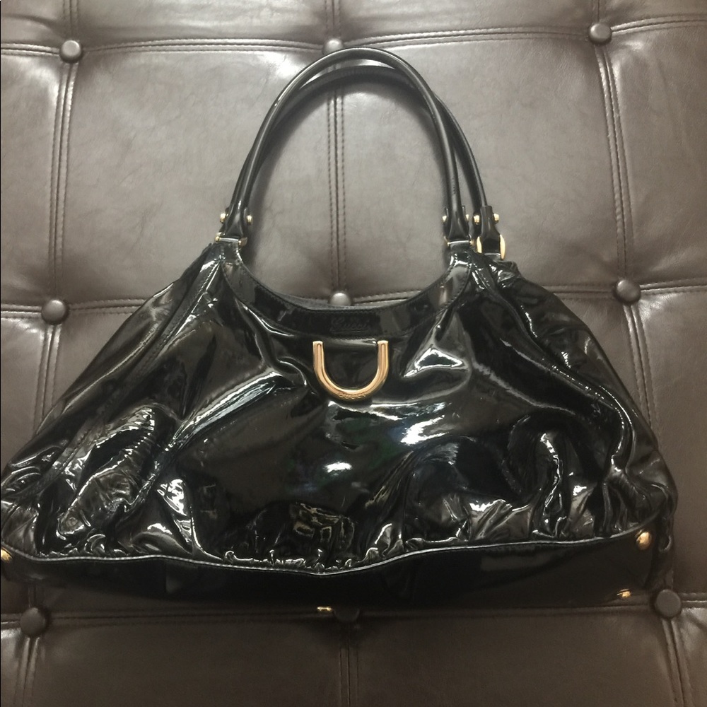 Gucci D Ring hobo bag