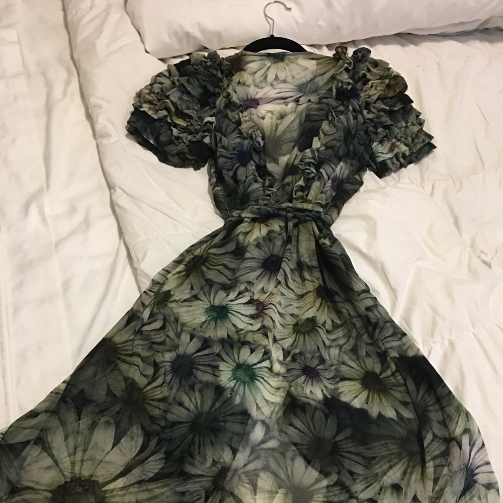 **SOLD** Trelise Cooper Silk Floral Vintage Dress