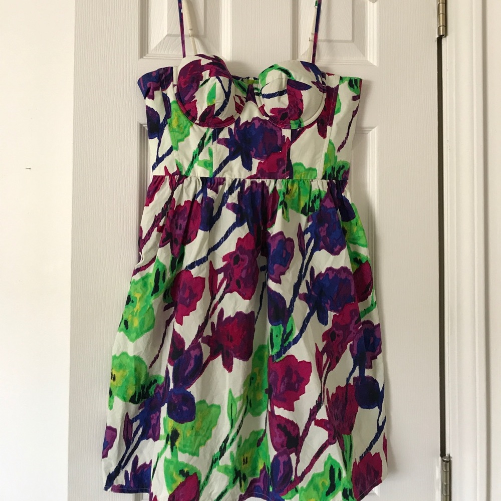 Victoria's Secret Floral Bustier Dress 🌿