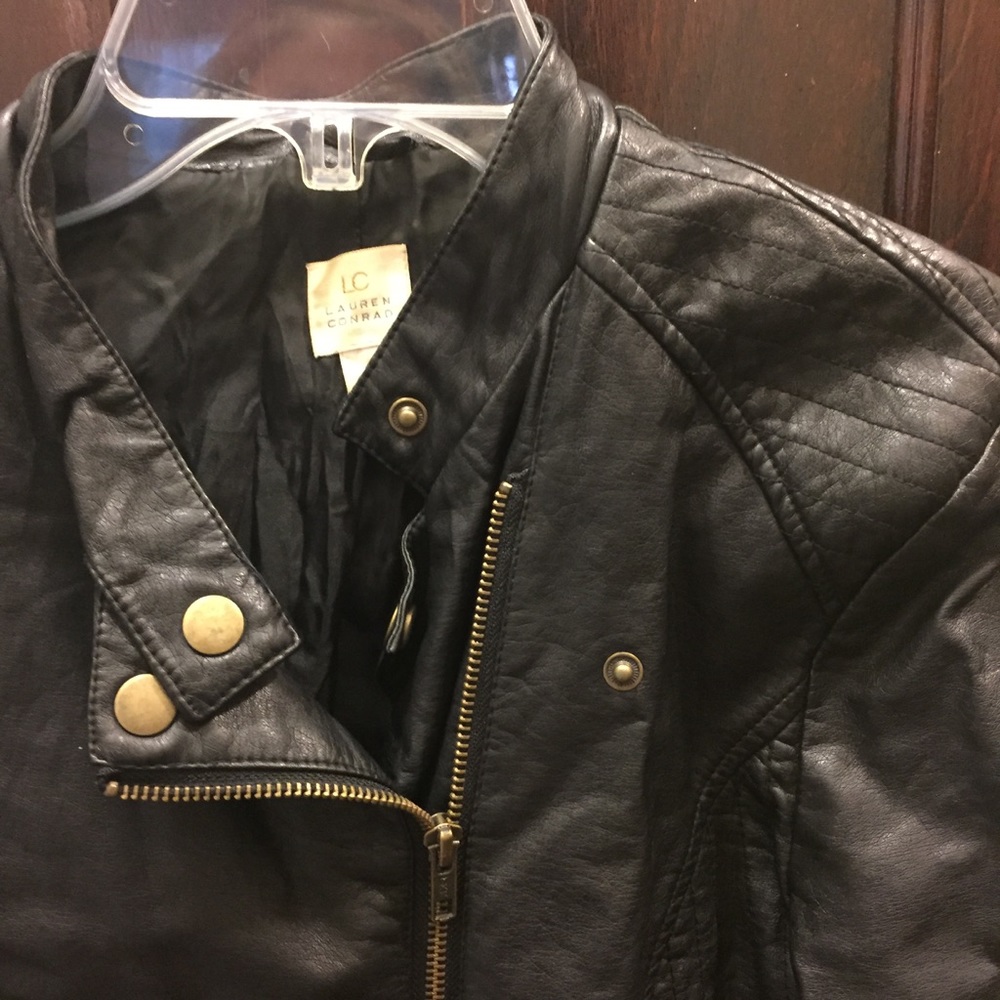 LC Lauren Conrad Faux Leather Jacket