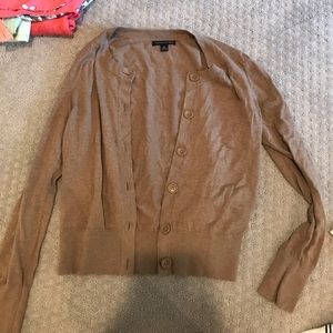 brown/tan banana republic cardigan