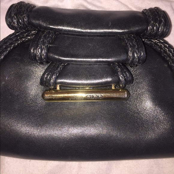 Jimmy Choo leather clutch - Picture 2 of 8