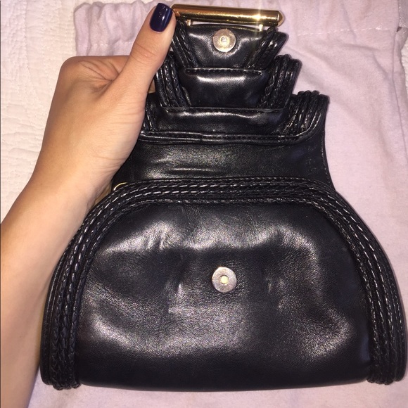 Jimmy Choo leather clutch - Picture 4 of 8