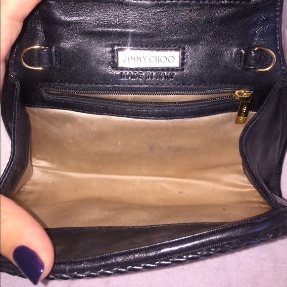 Jimmy Choo leather clutch - Picture 5 of 8