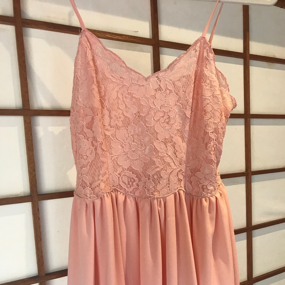 Kimchi Blue - pink lace/polyester dress