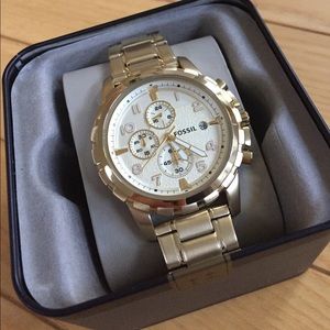 Fossil Dean Chronograph Champagne Dial Men’s Watch