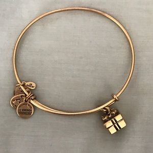 Alex & Ani Authentic Gift Box Charm Bangle -Gold🎁