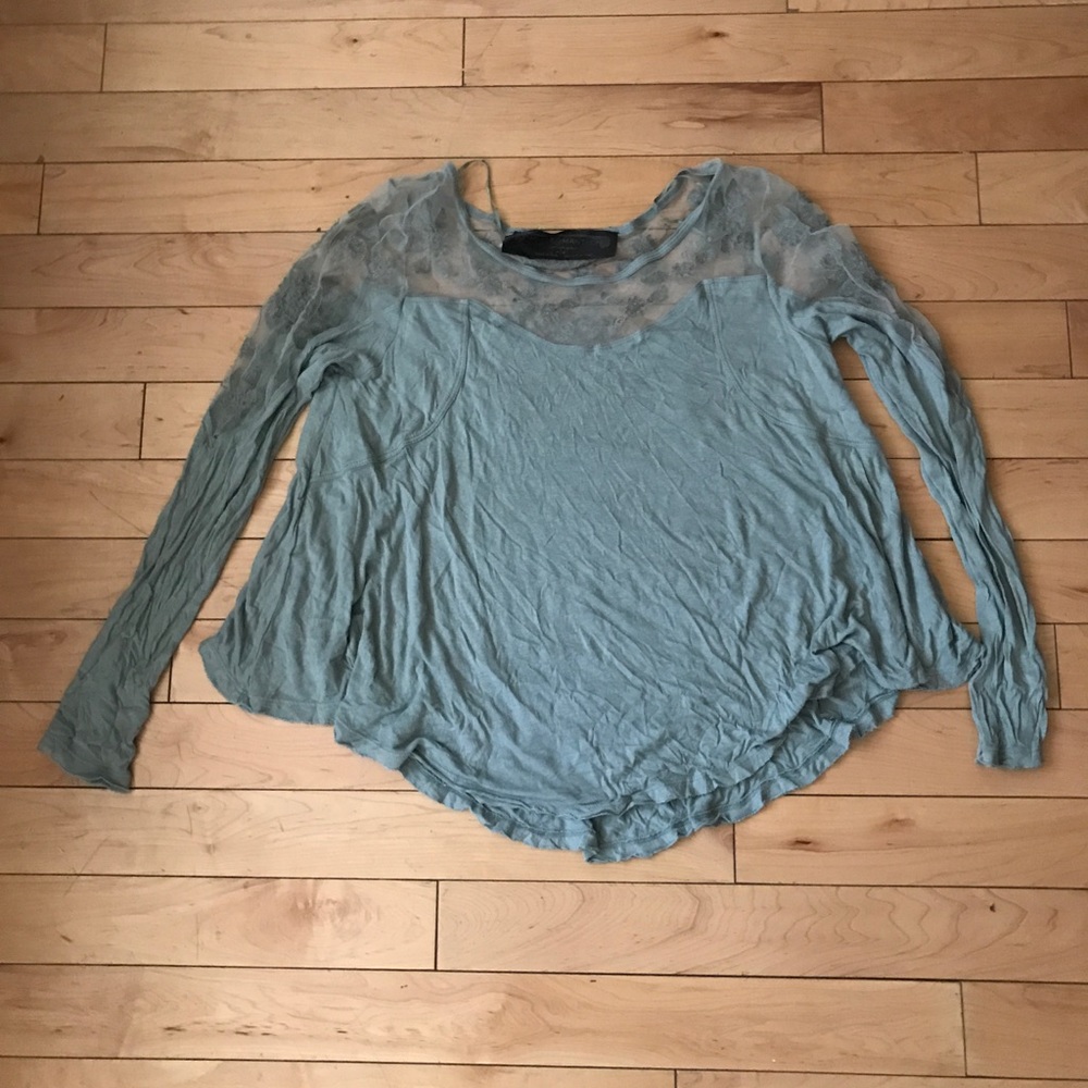 FREE PEOPLE Green Tunic