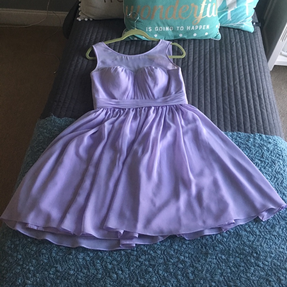 Custom lavender dress