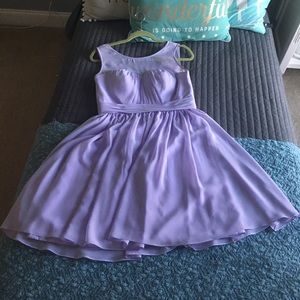 Custom lavender dress