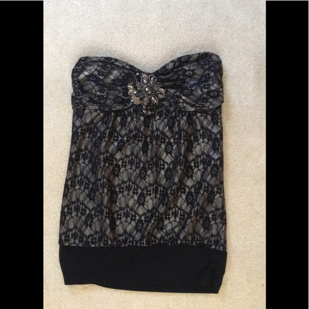 Daytrip Strapless Sequence Top - image 1