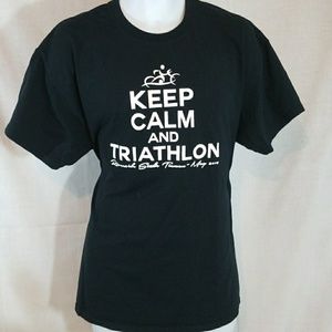 Triathlon art black XL tshirt