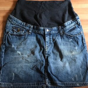 Maternity Denim Skirt