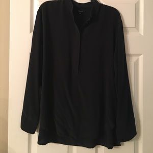 Silky long sleeve top