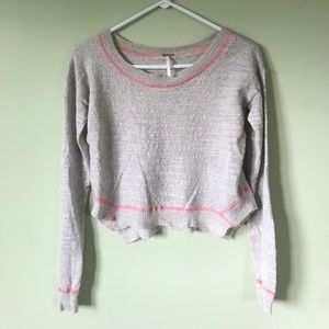 Free People Cropped Sweater