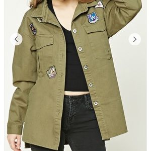 Forever 21 Patch Jacket