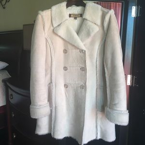 Bebe faux suede coat