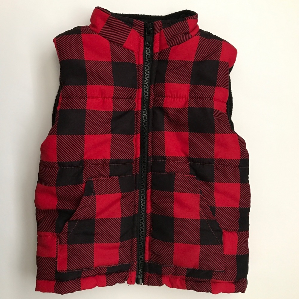 Fleece-lined Puffy Vest