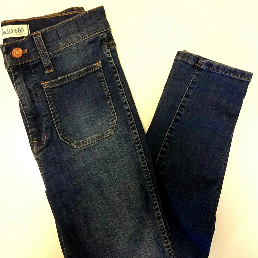 Madewell Sailor 10 Inch High Riser Skinny Jeans
